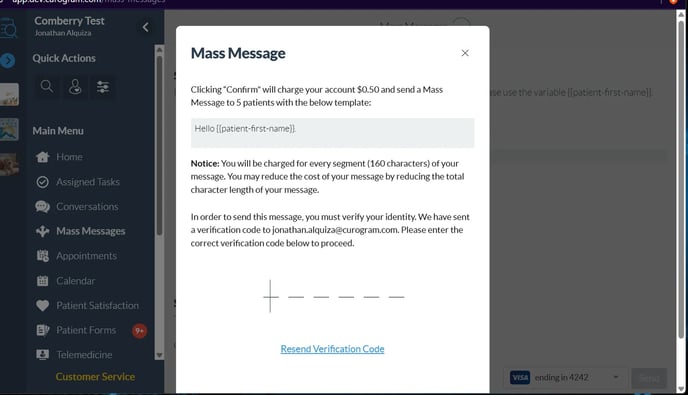 mass messages